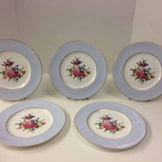 Royal Worchester Dinner Plates, Set of Five