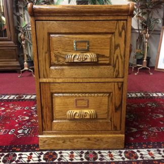 Vintage Oak Filing Cabinet