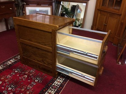 Vintage Oak Filing Cabinet