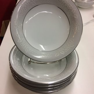 Vintage Noritake "Sabrina" Soup Bowls, Set of Six