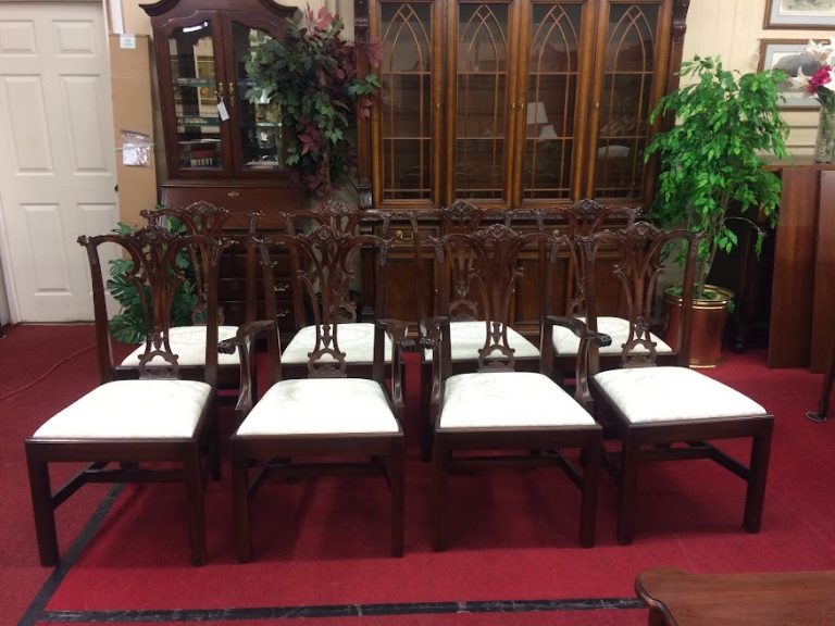 Vintage Statton Furniture Dining Chairs, Set of Eight