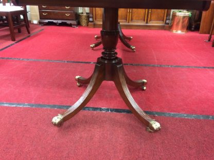 Vintage Statton Furniture Banded Dining Table