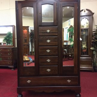 Vintage Walnut Armoire Chifferobe