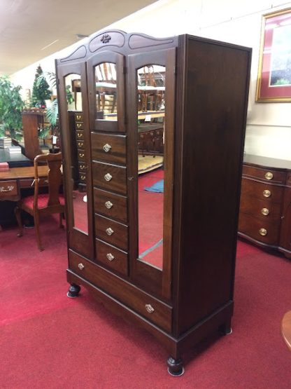 Vintage Walnut Armoire Chifferobe