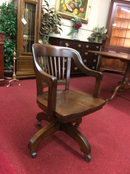 Vintage Wooden Desk Chair