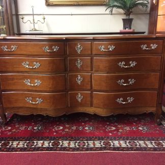 Vintage French Provincial Dresser, Solid Cherry