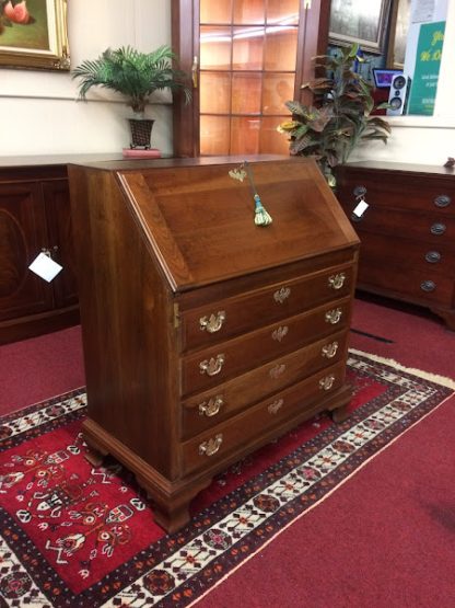 Vintage Maddox Secretary Desk, Solid Cherry