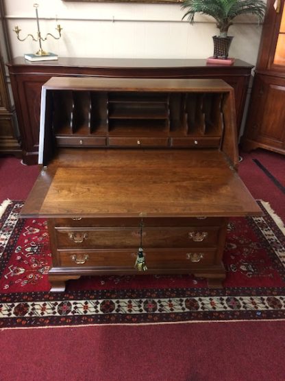 Vintage Maddox Secretary Desk, Solid Cherry