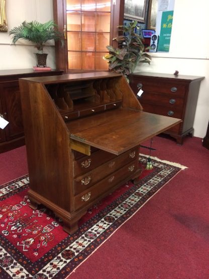 Vintage Maddox Secretary Desk, Solid Cherry