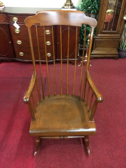 Vintage Nichols and Stone Cherry Rocking Chair