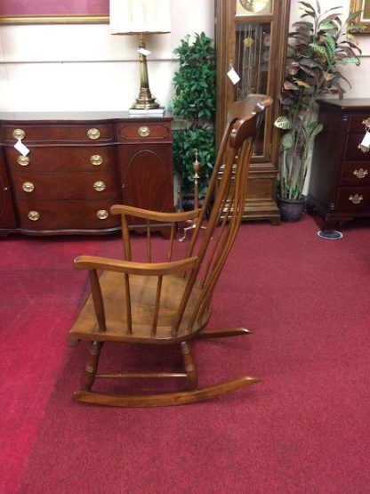 Vintage Nichols and Stone Cherry Rocking Chair