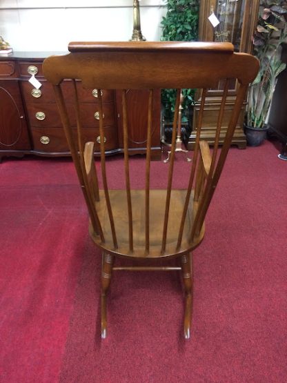 Vintage Nichols and Stone Cherry Rocking Chair