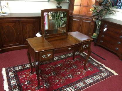 French Provincial Vanity, Vintage Furniture, Cherry Wood