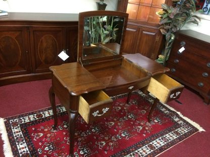 French Provincial Vanity, Vintage Furniture, Cherry Wood