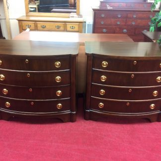 Statton Bowfront Nightstand Chests - A Pair