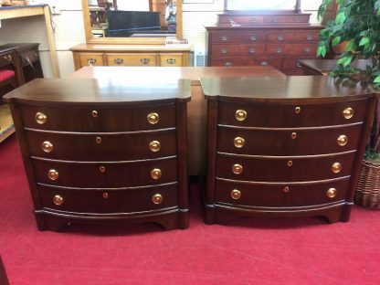 Statton Bowfront Nightstand Chests - A Pair