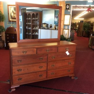 Vintage Dresser with Mirror, Amish Made Furniture