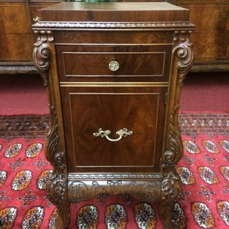 Antique Nightstand, French Provincial Bedside Table