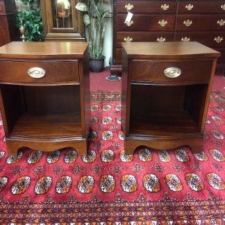 Vintage Nightstands, Bedside Tables with Drawers, A Pair