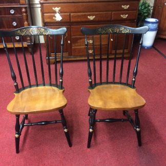 Vintage Hitchcock Chairs, The Pair