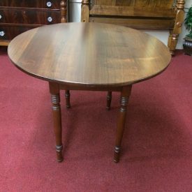 Vintage Round Table, Walnut Furniture