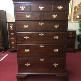 Antique Tall Chest, Walnut Chest of Drawers