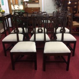 Chippendale Dining Chairs, Statton Furniture, Set of Eight