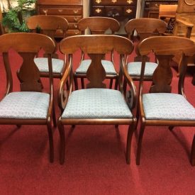 Vintage Dining Chairs, Henkel Harris Furniture, Set of Six