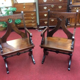 Antique Gothic Chairs, The Pair