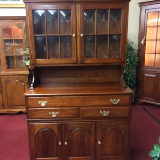 Vintage Pennsylvania House Hutch, Bubble Glass