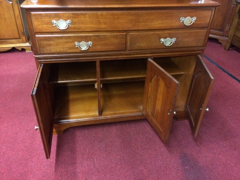 Vintage Pennsylvania House Hutch, Bubble Glass