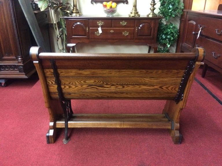 Antique Church Pew, Small Bench