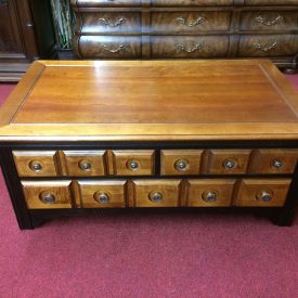 Vintage Coffee Table, Duck's Unlimited, Apothecary Style Furniture