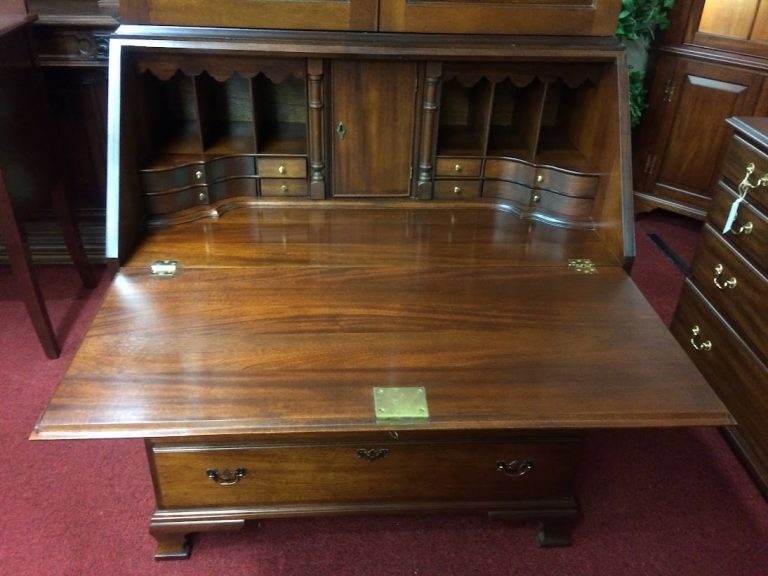 Vintage Blind Door Secretary Desk, Attributed to Craftique Furniture