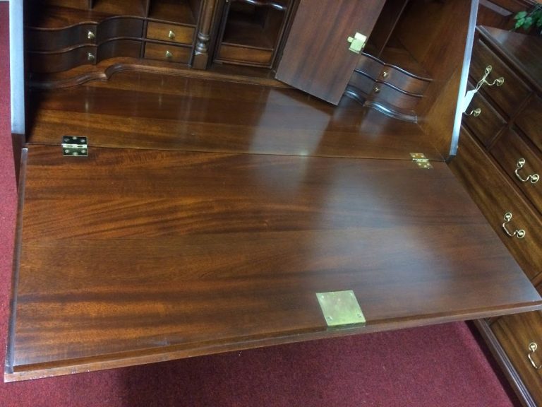 Vintage Blind Door Secretary Desk, Attributed to Craftique Furniture