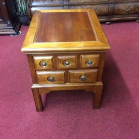 Vintage End Table, Duck's Unlimited, Apothecary Furniture