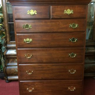 Vintage Henkel Harris Tall Chest, Cherry Dresser