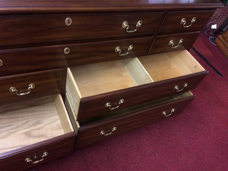 Vintage Dresser with Mirror, Henkel Harris Furniture