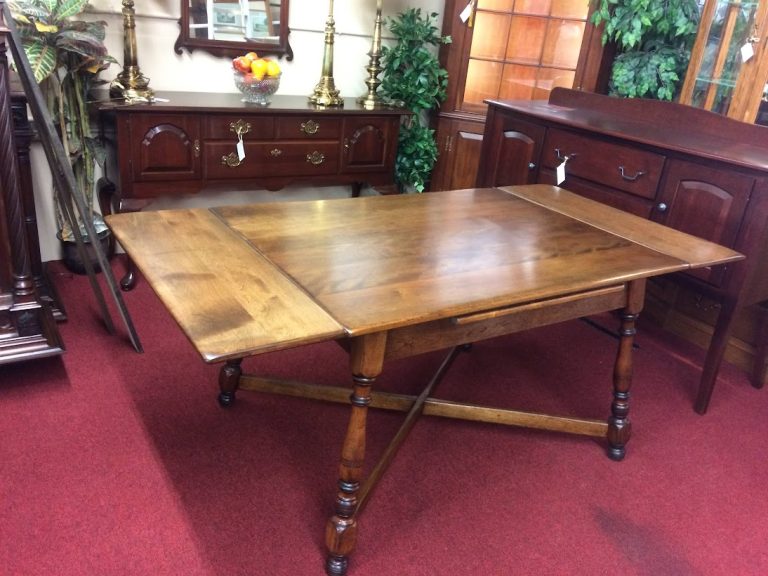 Vintage Maple Table, Draw Table