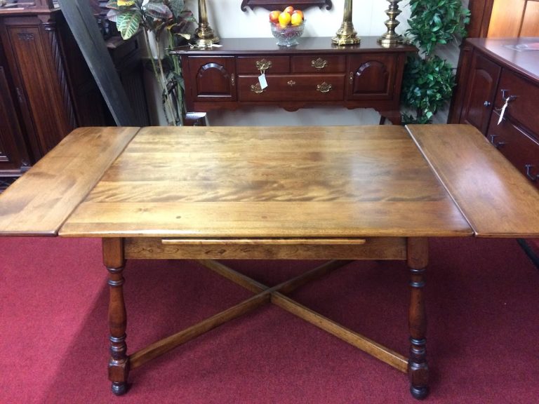 Vintage Maple Table, Draw Table