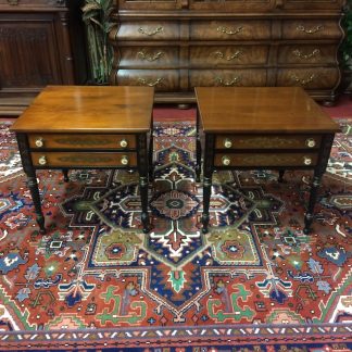 Vintage End Tables, Hitchcock Furniture, The Pair