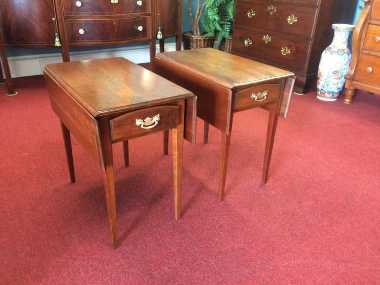 Vintage Pembroke End Tables, Statton Furniture, The Pair