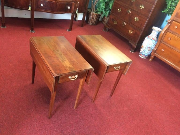 Vintage Pembroke End Tables, Statton Furniture, The Pair