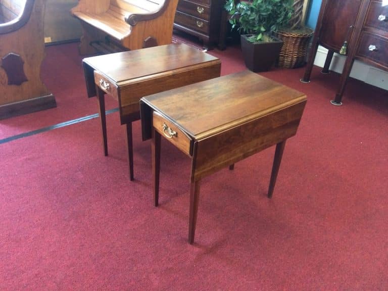 Vintage Pembroke End Tables, Statton Furniture, The Pair