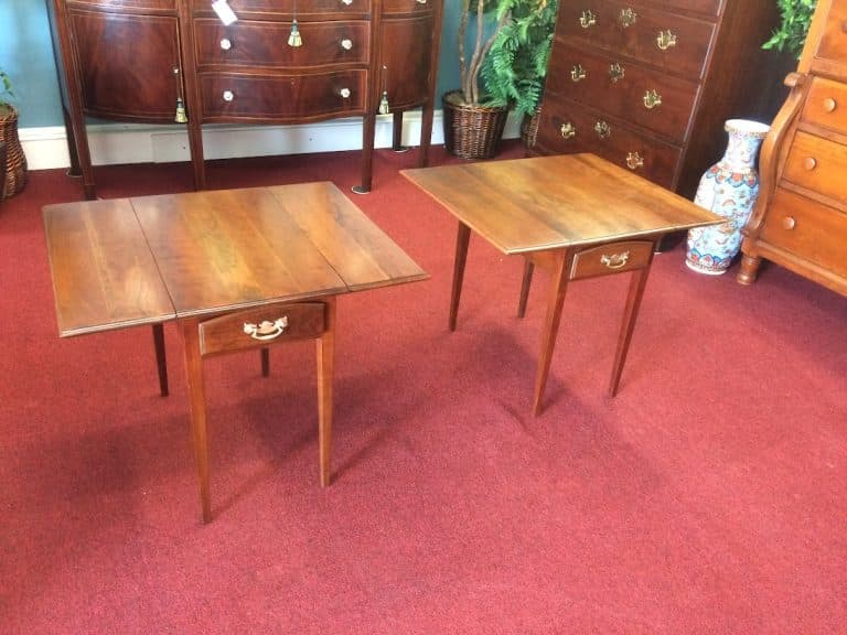 Vintage Pembroke End Tables, Statton Furniture, The Pair