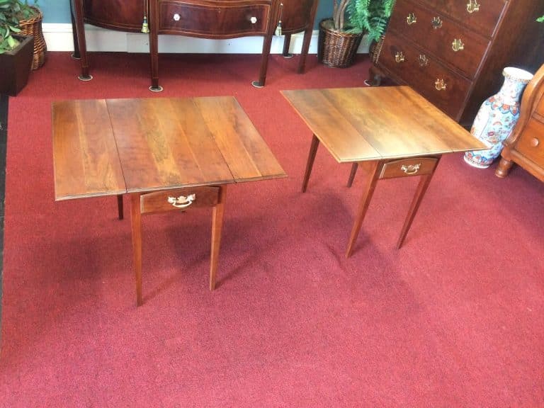 Vintage Pembroke End Tables, Statton Furniture, The Pair