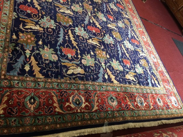 Vintage Oriental Rug, Persian Carpet, Tabriz