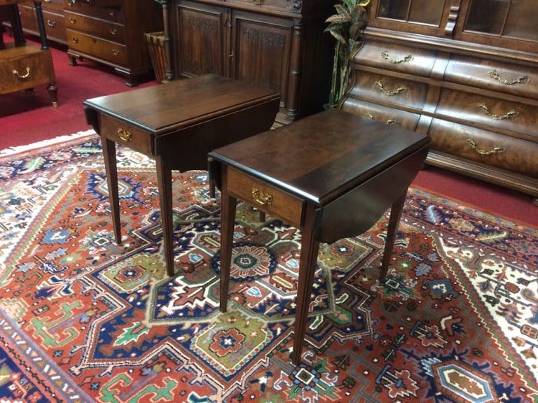 Vintage End Tables, Pembroke Style Tables, Statton Furniture