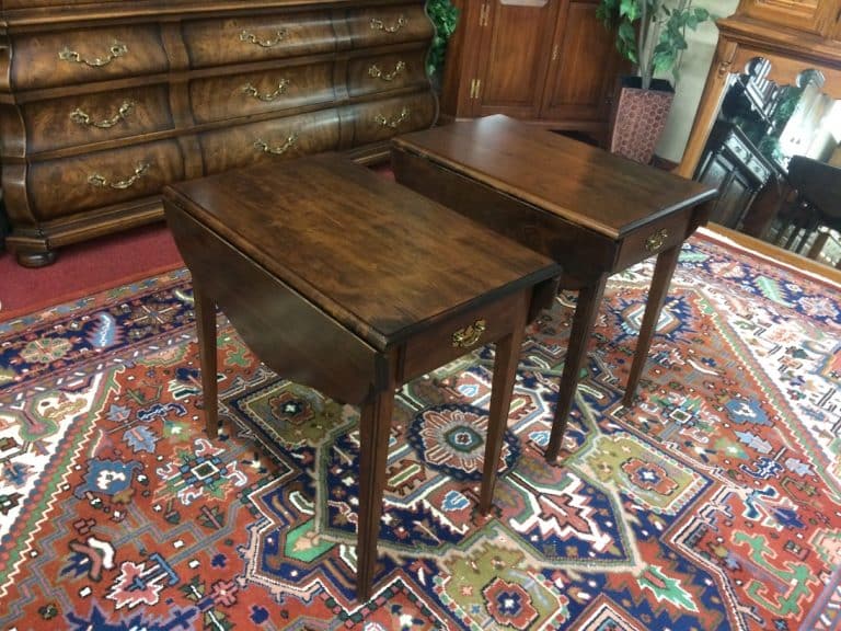 Vintage End Tables, Pembroke Style Tables, Statton Furniture (B)