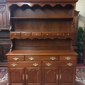 Vintage Hutch Cabinet, Ethan Allen Furniture